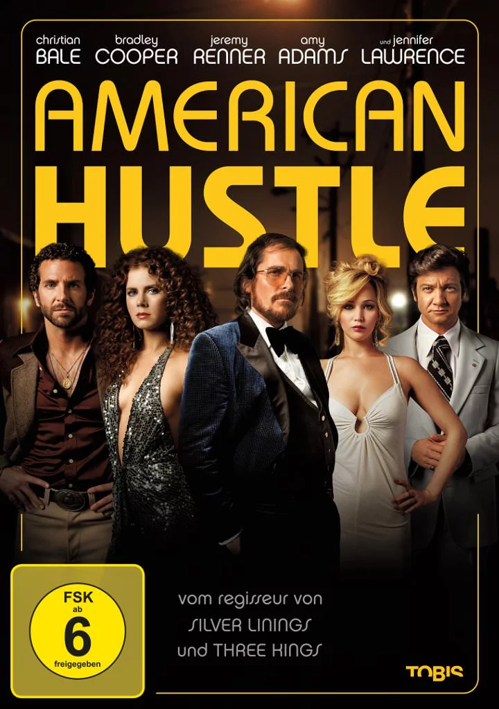 American Hustle Kinostart: 13.02.2014 DVD-/BluRay-Start: 14.07.2014 FSK: 6