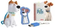 Hund Max als Rucksack, als USB-Stick und als Notizbuch