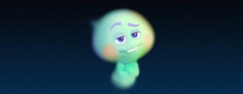 Seele 22 aus dem Film Soul lächelt verlegen